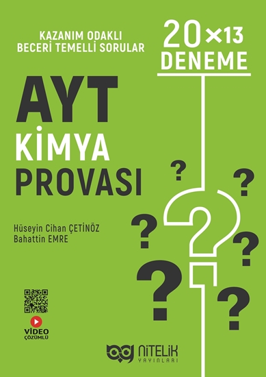 NİTELİK AYT KİMYA PROVASI