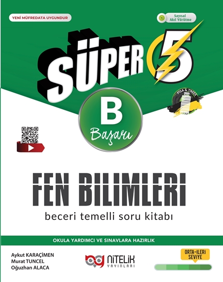 NİTELİK 5.SINIF SÜPER FEN BİLİMLERİ (B) SORU BANKASI