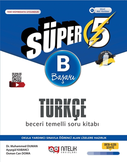 NİTELİK 5.SINIF SÜPER TÜRKÇE (B) SORU BANKASI