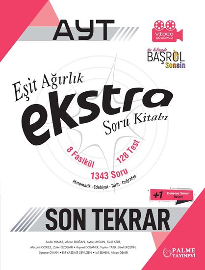 PALME AYT EKSTRA EŞİT AĞIRLIK SON TEKRAR SORU BANKASI