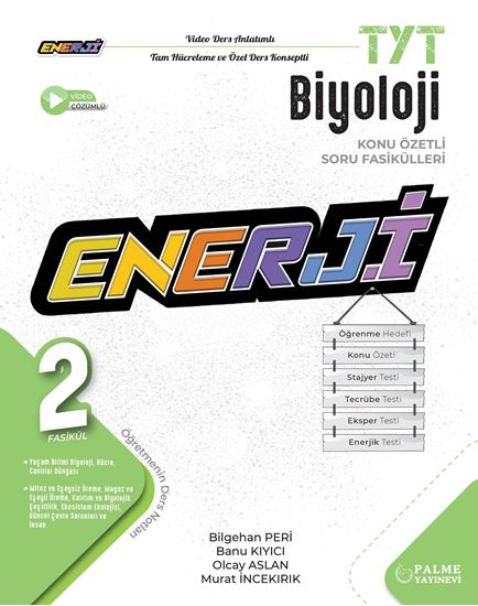 PALME ENERJİ TYT BİYOLOJİ KONU ÖZETLİ SORU FASİKÜLÜ