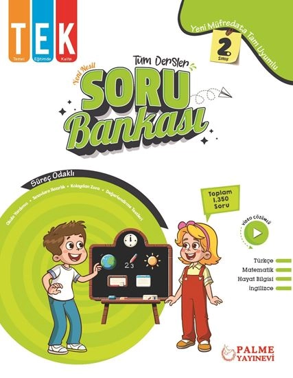 PALME 2. SINIF TEK TÜM DERSLER SORU BANKASI
