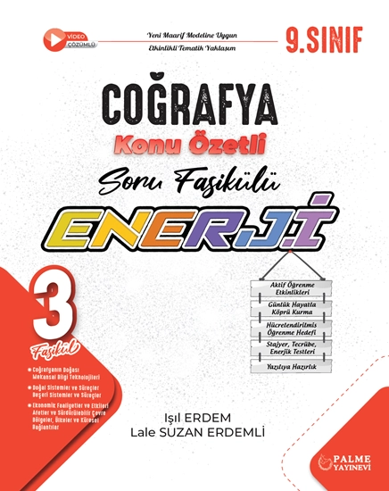PALME 9.SINIF ENERJİ COĞRAFYA KONU ÖZETLİ SORU FASİKÜLLERİ