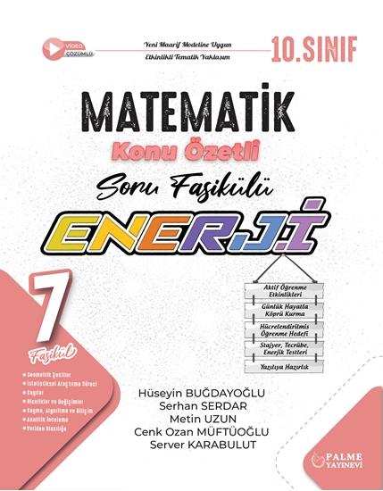 PALME 10.SINIF ENERJİ MATEMATİK KONU ÖZETLİ SORU FASİKÜLLERİ