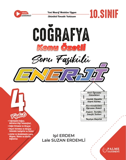 PALME 10.SINIF ENERJİ COĞRAFYA KONU ÖZETLİ SORU FASİKÜLLERİ