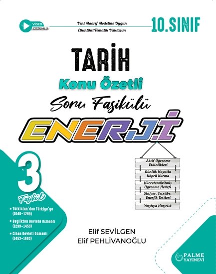 PALME 10.SINIF ENERJİ TARİH KONU ÖZETLİ SORU FASİKÜLLERİ