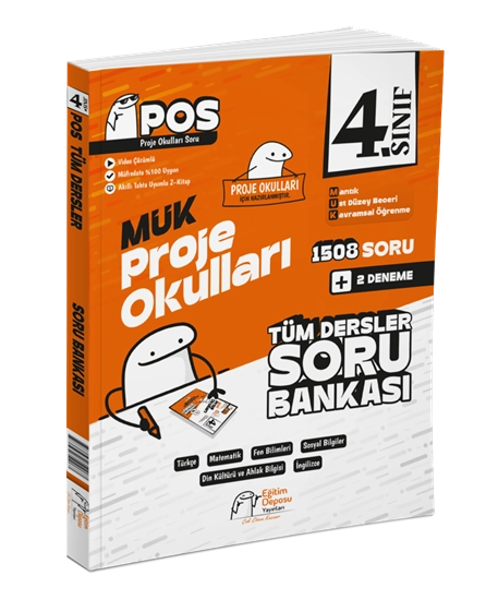 EĞİTİM DEPOSU 4.SINIF MÜK PROJE OKULLARI SORU BANKASI