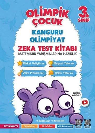ALTIN NOKTA 3. SINIF OLİMPİK ÇOCUK ZEKA KİTABI
