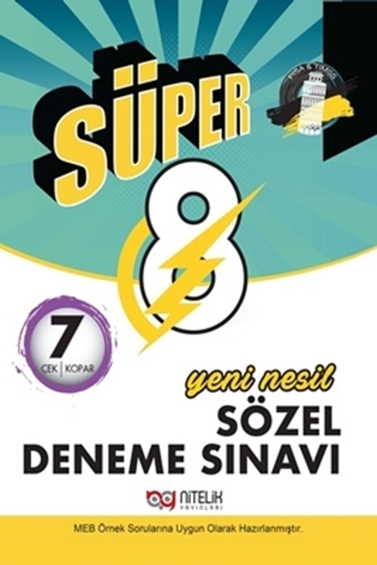 NİTELİK 8.SINIF SÜPER SÖZEL DENEME