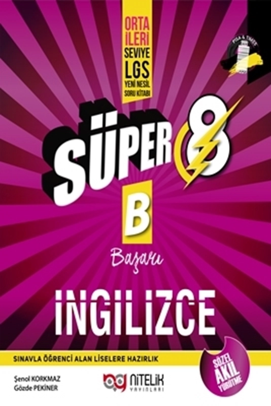NİTELİK 8.SINIF SÜPER İNGİLİZCE (B) SORU BANKASI
