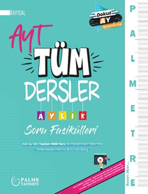 PALME PALMETRE AYT SAYISAL TÜM DERSLER KONU ÖZETLİ SORU FASİKÜLÜ
