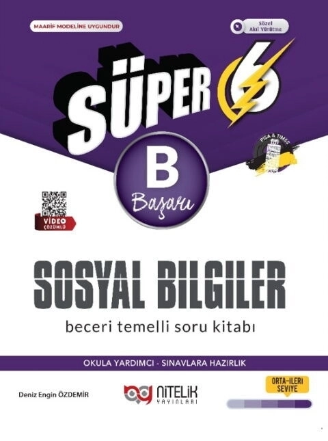 NİTELİK 6.SINIF SÜPER SOSYAL BİLGİLER (B) SORU BANKASI
