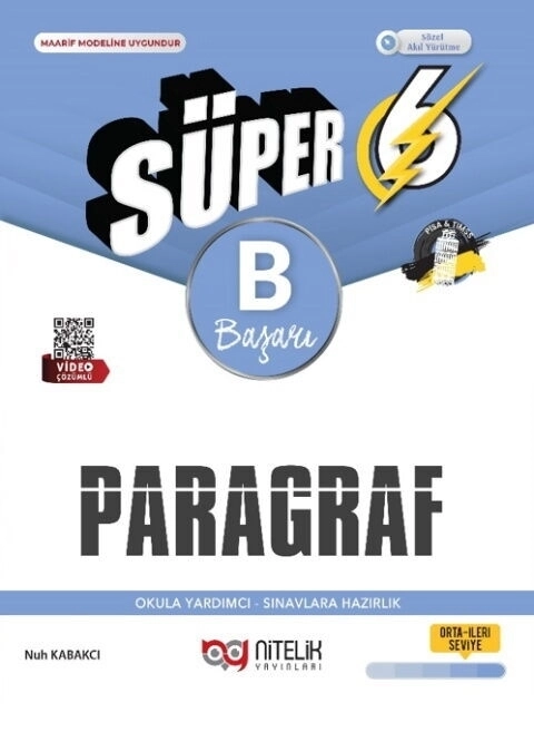 NİTELİK 6.SINIF SÜPER PARAGRAF (B) SORU BANKASI