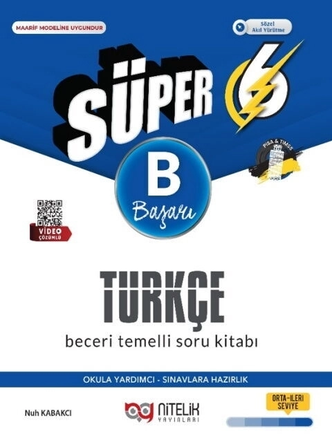 NİTELİK 6.SINIF SÜPER TÜRKÇE (B) SORU BANKASI