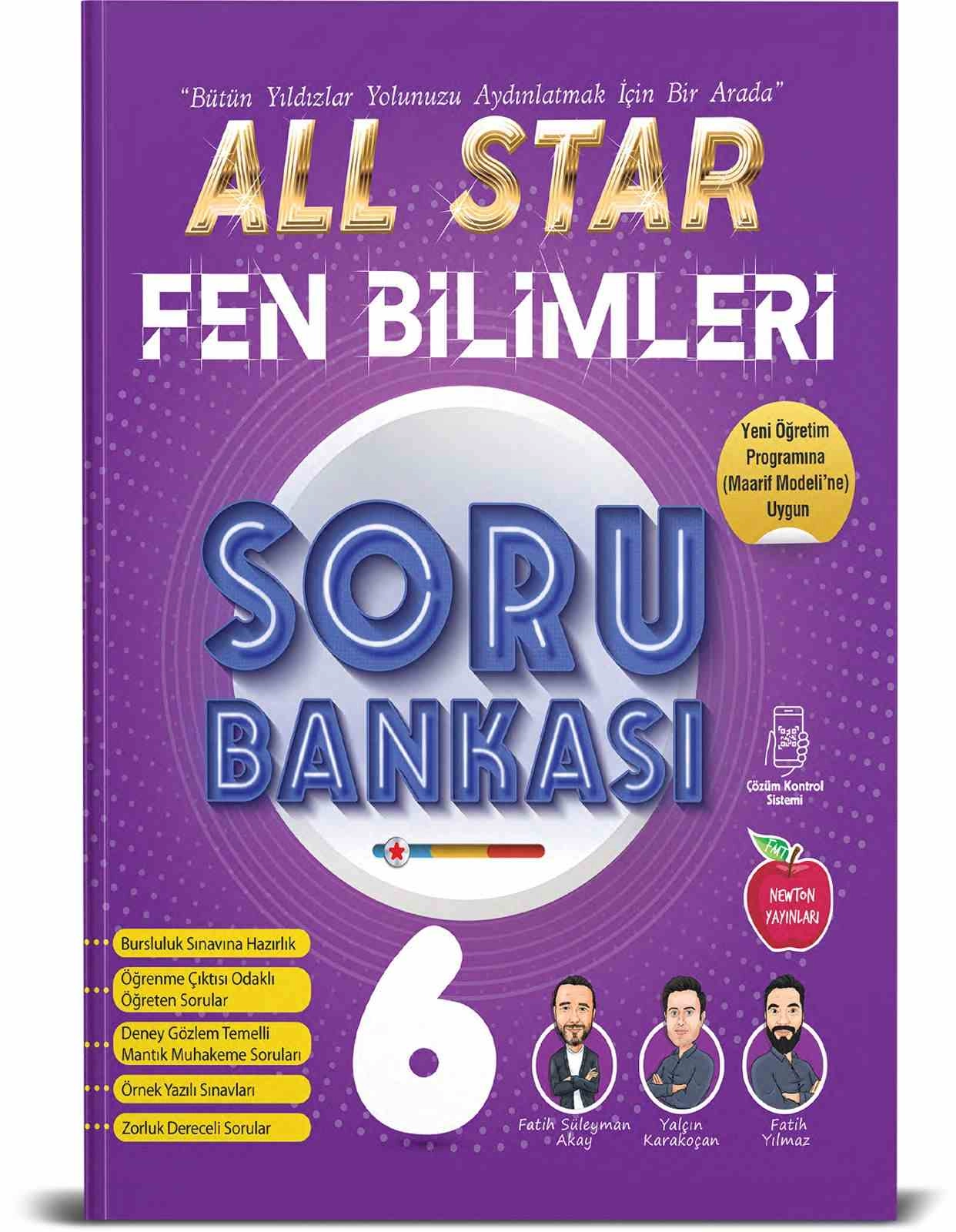 NEWTON 6.SINIF ALL STAR FEN BİLİMLERİ SORU BANKASI