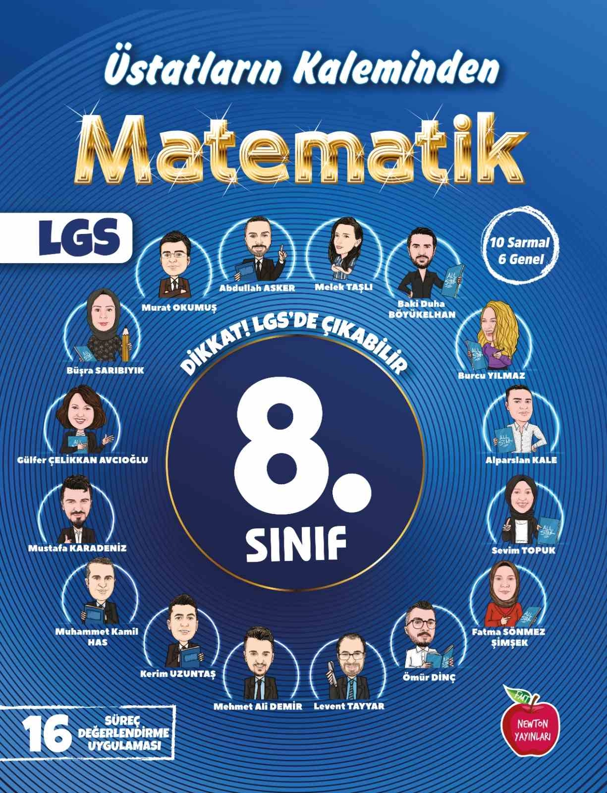NEWTON 8.SINIF ÜSTATLARIN KALEMİNDEN MATEMATİK DENEME