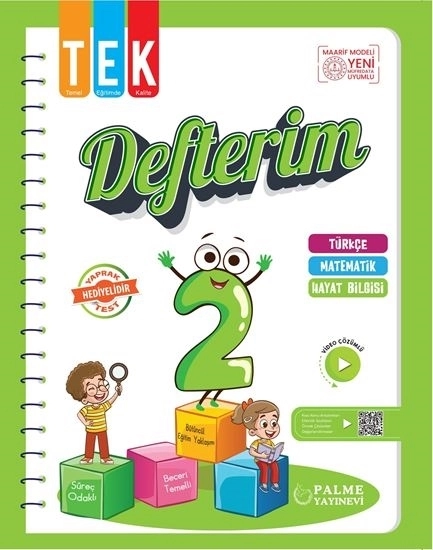 PALME 2. SINIF TÜM DERSLER TEK DEFTERİM