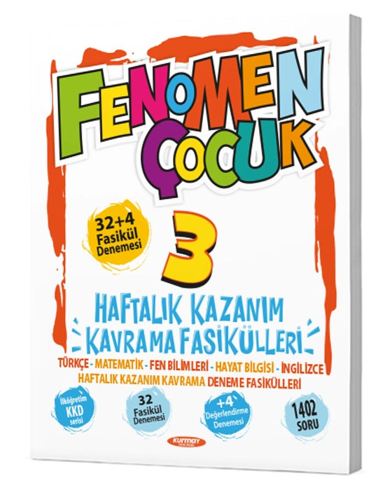 FENOMEN ÇOCUK 3.SINIF HAFTALIK KAZANIM KAVRAMA FASİKÜLLERİ (32+4 DENEME)