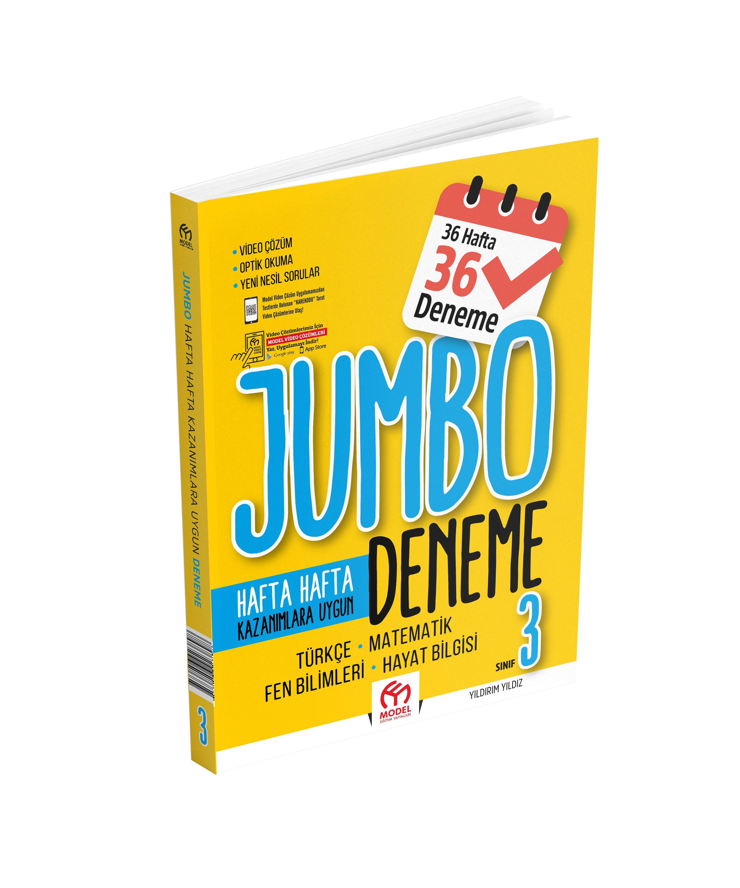 MODEL 3.SINIF JUMBO TÜM DERSLER HAFTALIK DENEME
