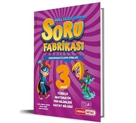 KIRMIZI BEYAZ 3.SINIF SORU FABRİKASI TÜM DERSLER SORU BANKASI