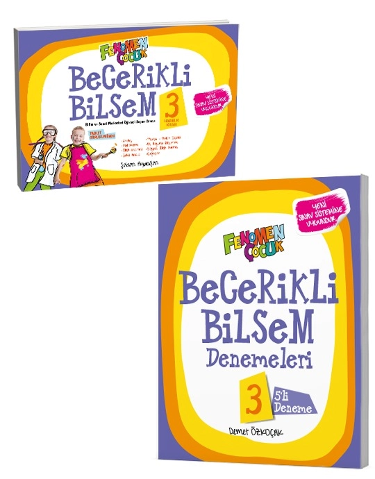 FENOMEN ÇOCUK 3.SINIF BECERİKLİ BİLSEM HAZIRLIK SETİ (2 KİTAP)