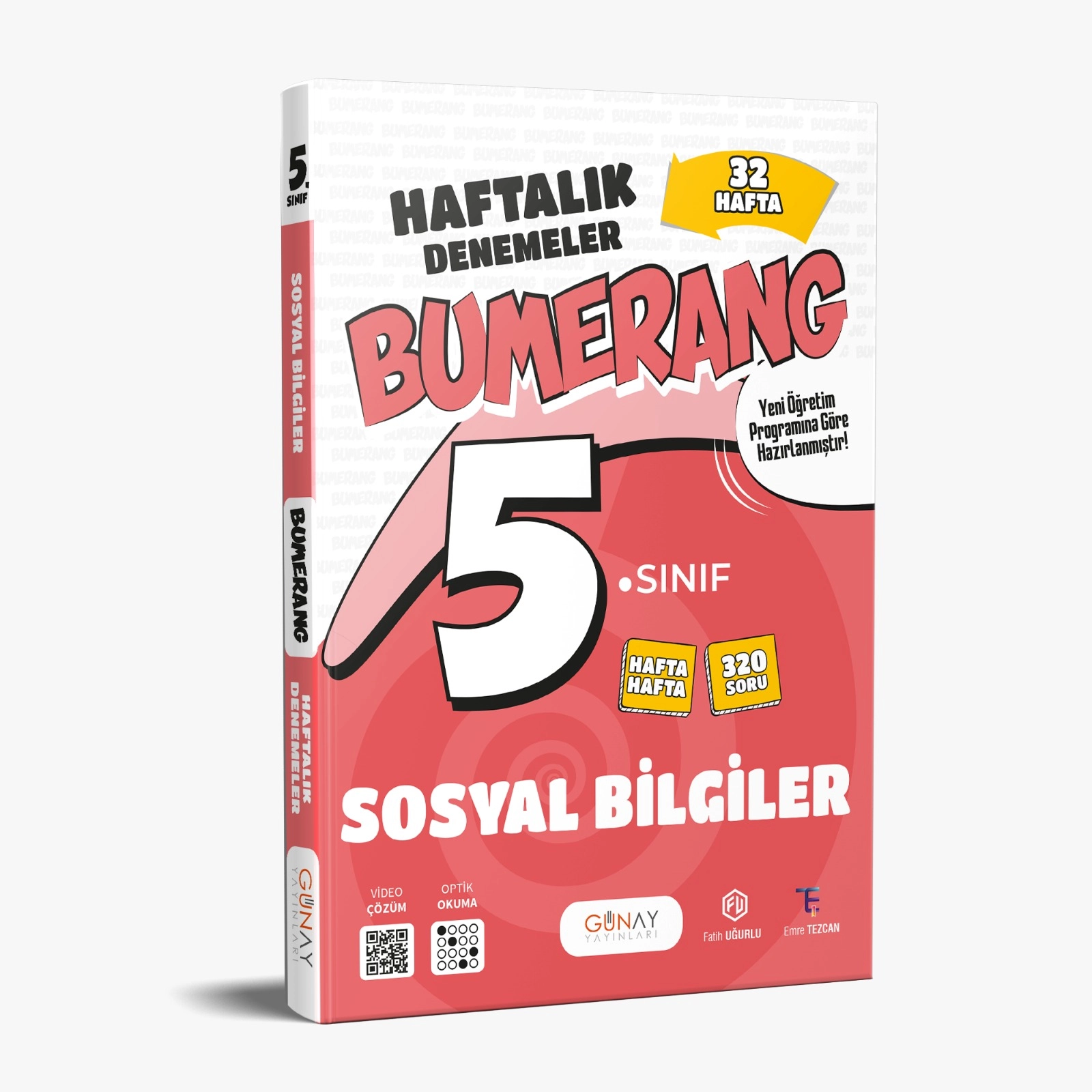 GÜNAY 5.SINIF BUMERANG SOSYAL BİLGİLER 32 HAFTALIK DENEMELER