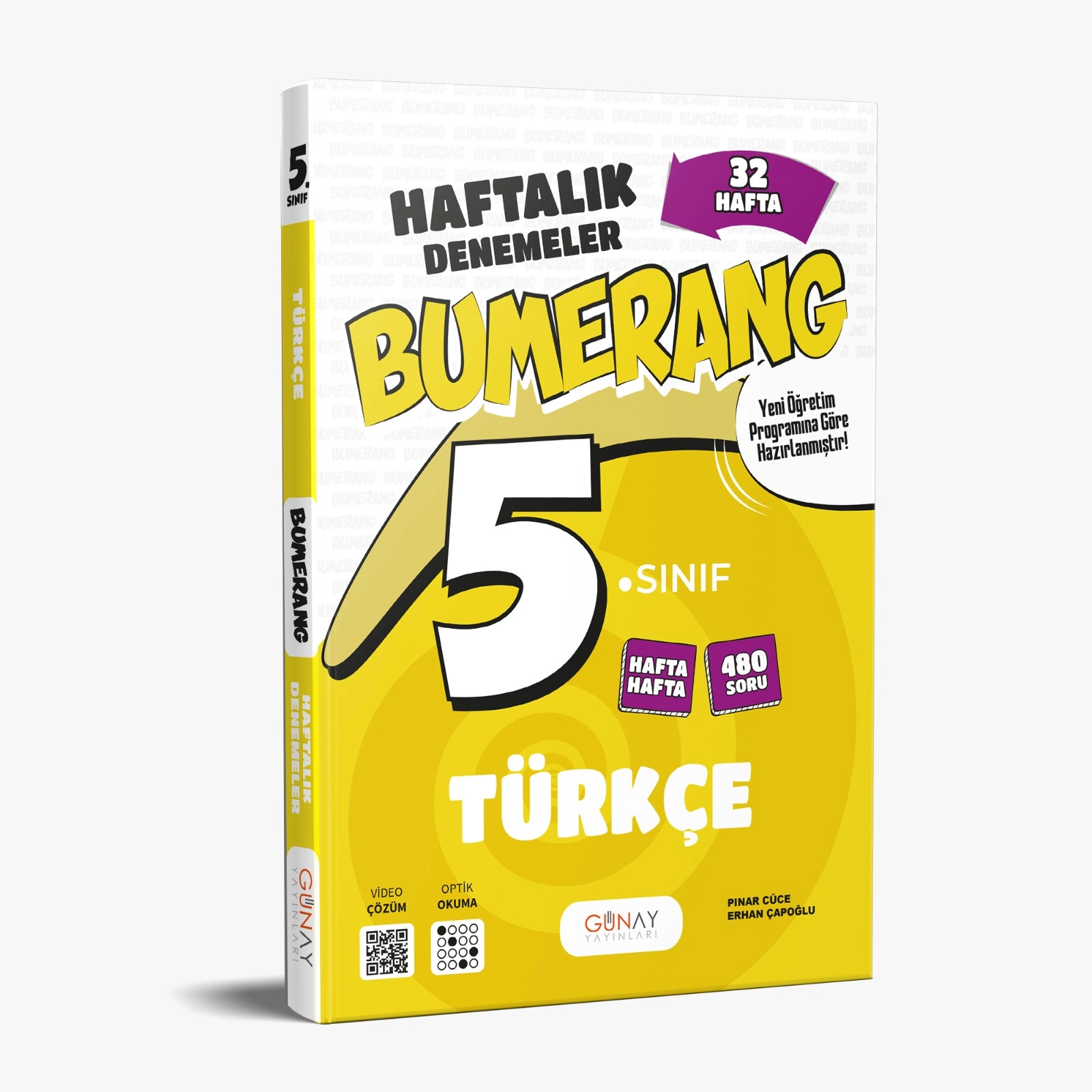 GÜNAY 5.SINIF BUMERANG TÜRKÇE 32 HAFTALIK DENEMELER