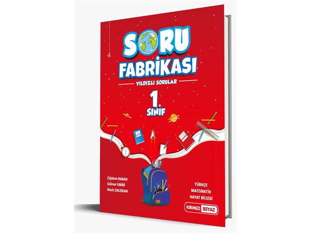 KIRMIZI BEYAZ 1. SINIF SORU FABRİKASI TÜM DERSLER SORU BANKASI