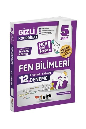 GİZLİ YAYINLARI 5.SINIF FEN BİLİMLERİ DENEME