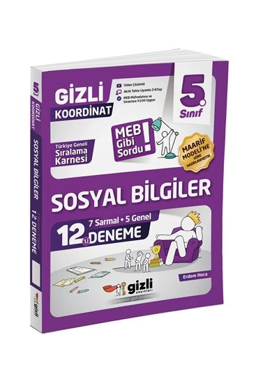 GİZLİ YAYINLARI 5.SINIF SOSYAL BİLGİLER DENEME
