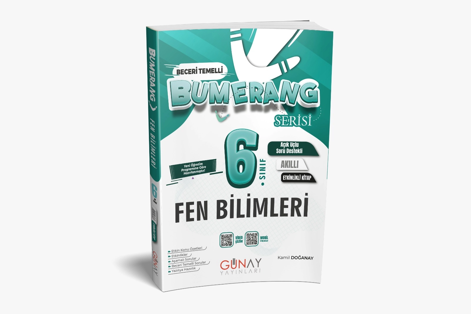 GÜNAY 6.SINIF BUMERANG FEN BİLİMLERİ ETKİNLİKLİ AKILLI DEFTER KİTAP