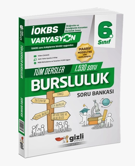 GİZLİ YAYINLARI 6.SINIF TÜM DERSLER BURSLULUK SORU BANKASI