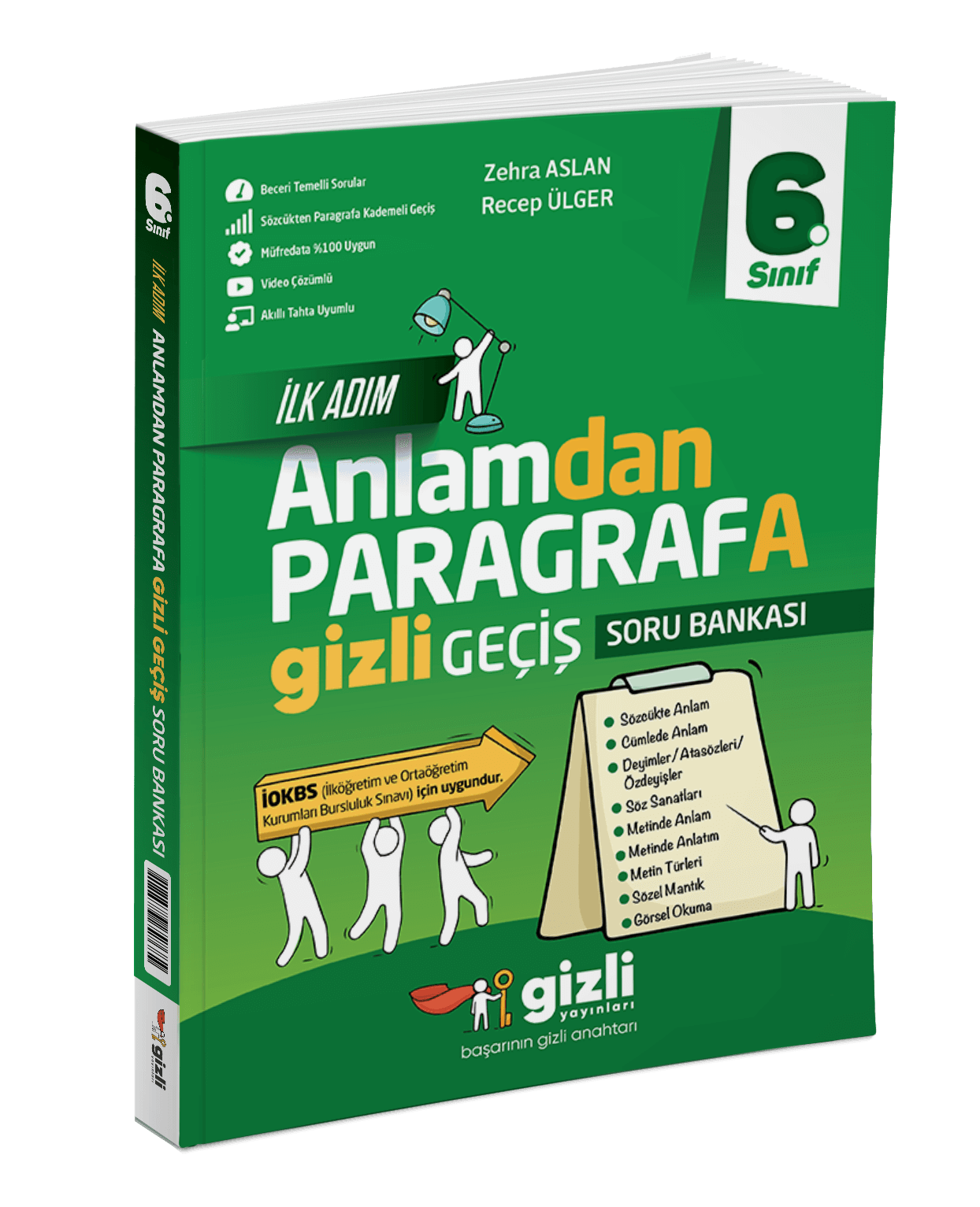 GİZLİ YAYINLARI 6.SINIF ANLAMDAN PARAGRAFA SORU BANKASI