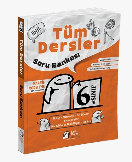 EĞİTİM DEPOSU 6.SINIF TÜM DERSLER SORU BANKASI