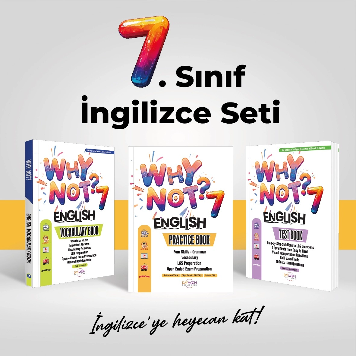 WHY NOT 7.SINIF İNGİLİZCE SETİ (PRACTICE + TEST + VOCABULARY BOOK)