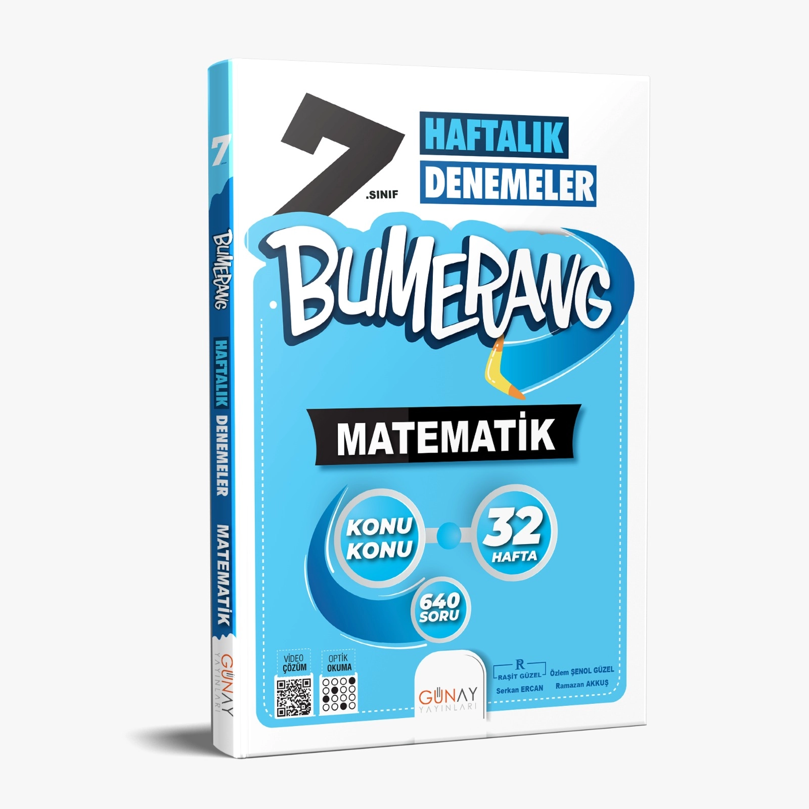 GÜNAY 7.SINIF BUMERANG MATEMATİK 32 HAFTALIK DENEMELER