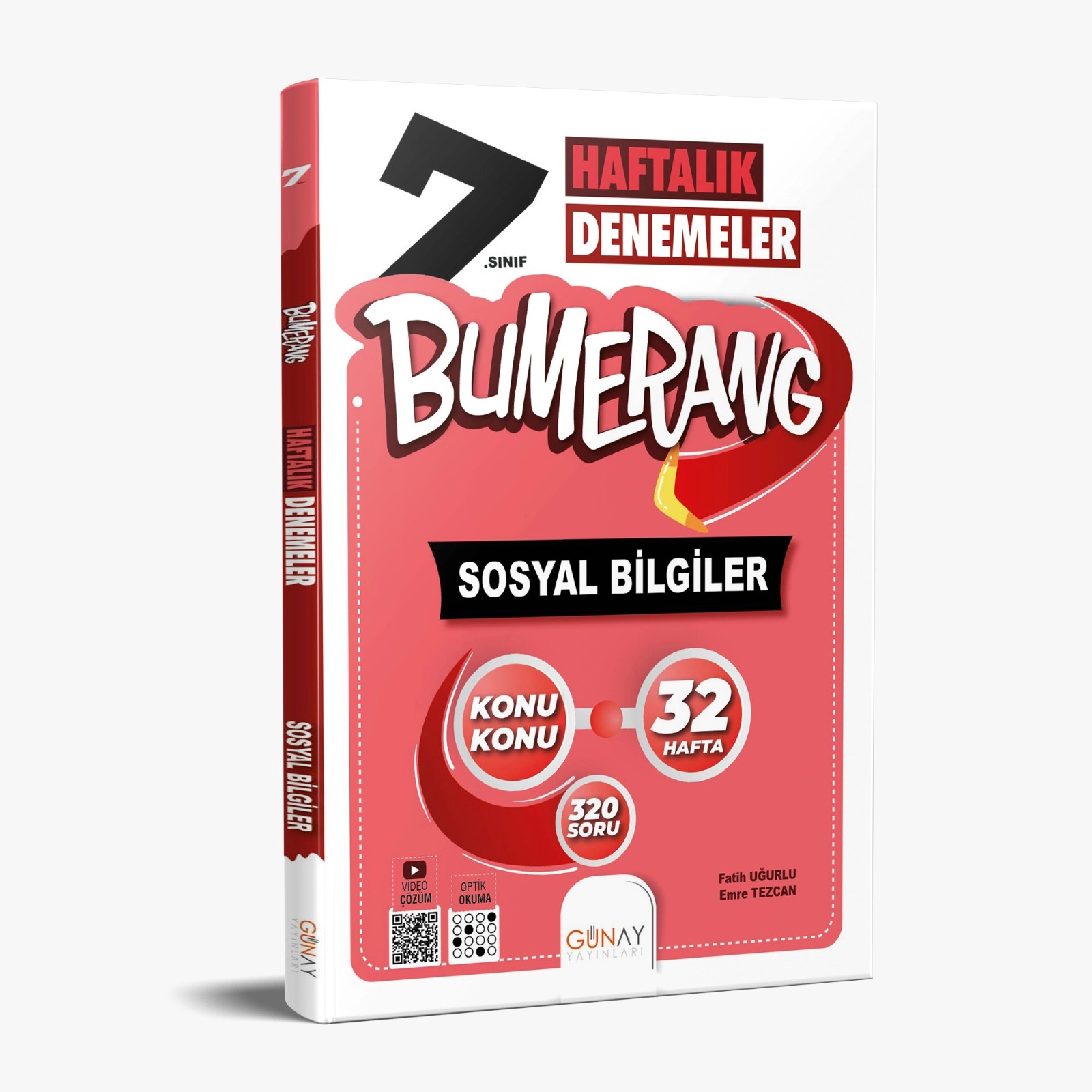 GÜNAY 7.SINIF BUMERANG SOSYAL BİLGİLER 32 HAFTALIK DENEMELER