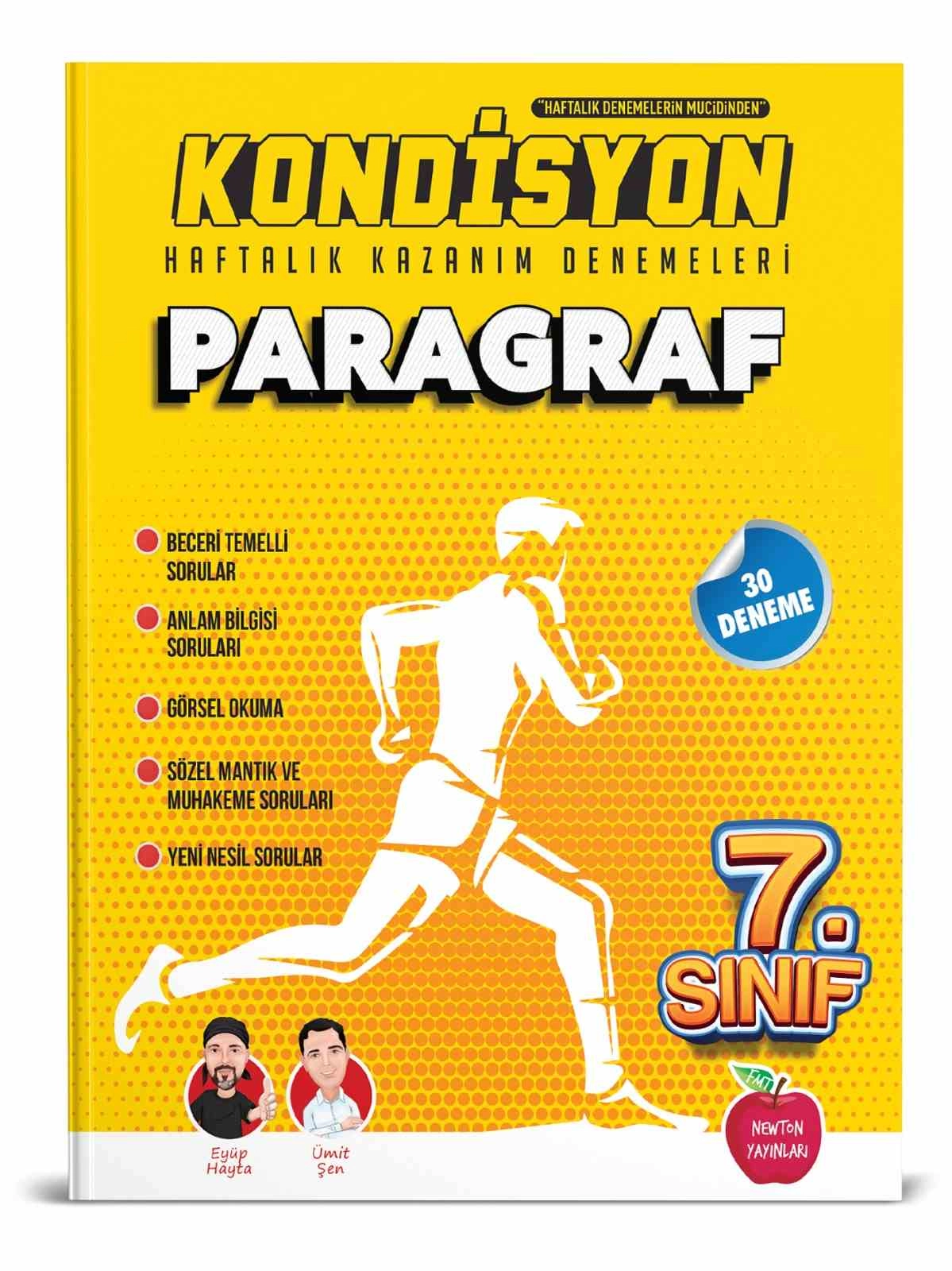 NEWTON 7.SINIF KONDİSYON PARAGRAF HAFTALIK KAZANIM DENEMESİ
