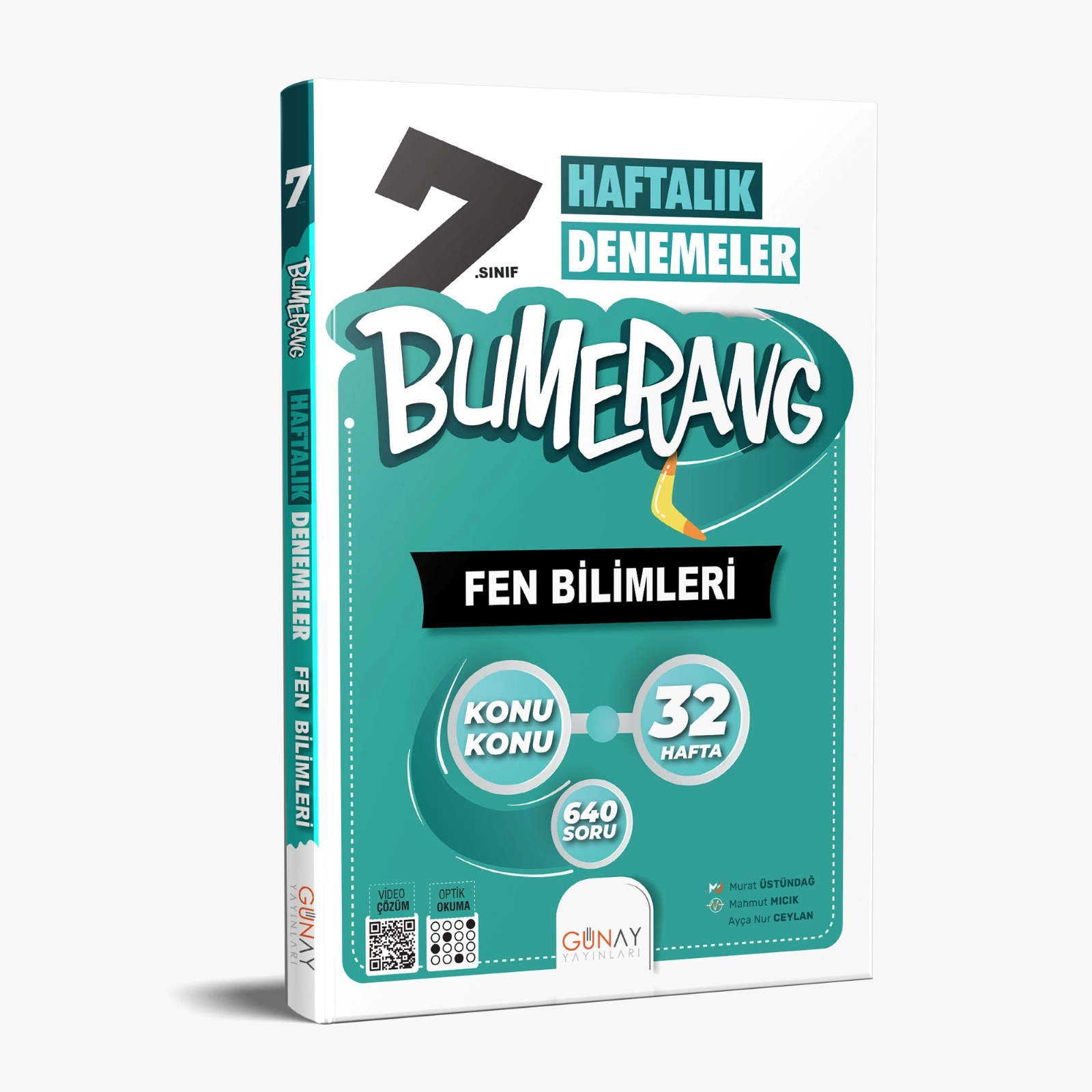 GÜNAY 7.SINIF BUMERANG FEN BİLİMLERİ 32 HAFTALIK DENEMELER