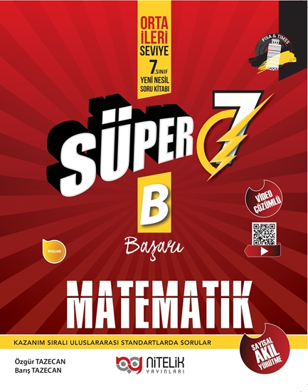 NİTELİK 7.SINIF SÜPER MATEMATİK (B) SORU BANKASI