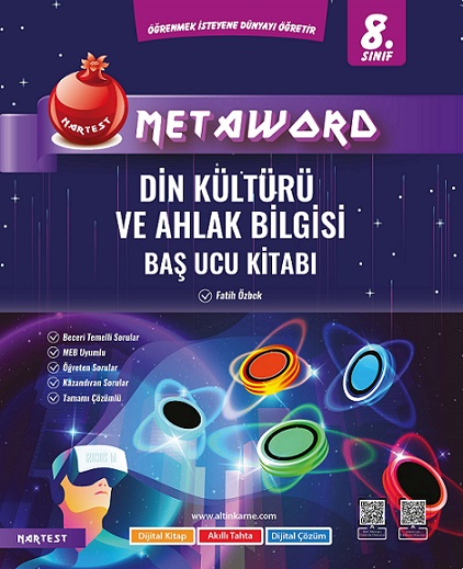 NARTEST 8.SINIF METAWORD DİN KÜLTÜRÜ VE AHLAK BİLGİSİ BAŞ UCU KİTABI
