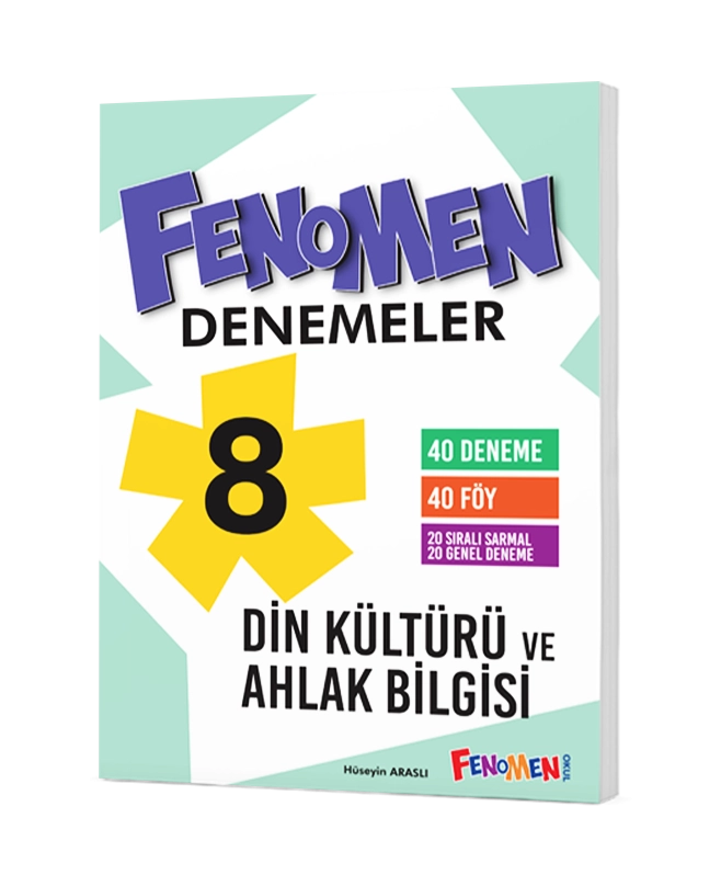FENOMEN 8.SINIF DİN KÜLTÜRÜ VE AHLAK BİLGİSİ DENEME