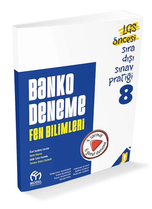 MODEL BANKO 8.SINIF FEN BİLİMLERİ DENEME