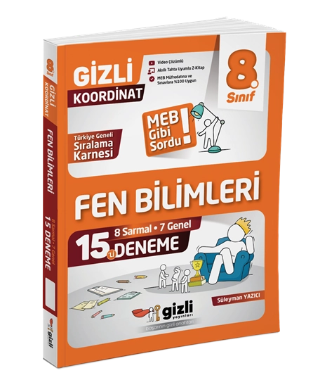 GİZLİ YAYINLARI 8.SINIF FEN BİLİMLERİ DENEME