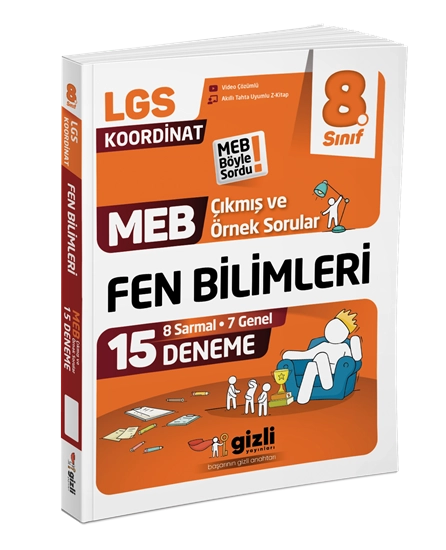 GİZLİ YAYINLARI 8.SINIF FEN BİLİMLERİ ÇIKMIŞ VE ÖRNEK SORULAR DENEMESİ