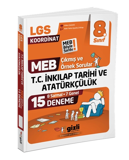 GİZLİ YAYINLARI 8.SINIF İNKILAP TARİHİ VE ATATÜRKÇÜLÜK ÇIKMIŞ VE ÖRNEK SORULAR DENEMESİ
