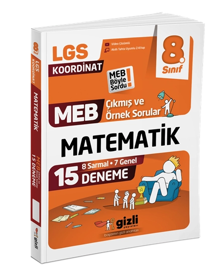 GİZLİ YAYINLARI 8.SINIF MATEMATİK ÇIKMIŞ VE ÖRNEK SORULAR DENEMESİ