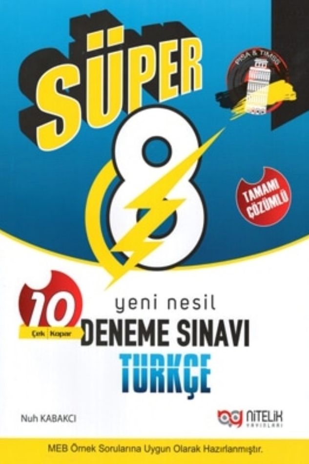 NİTELİK 8.SINIF SÜPER TÜRKÇE DENEME