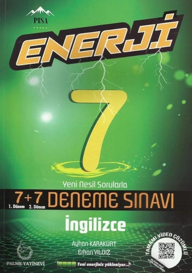 PALME 7.SINIF ENERJİ İNGİLİZCE 7+7 DENEME