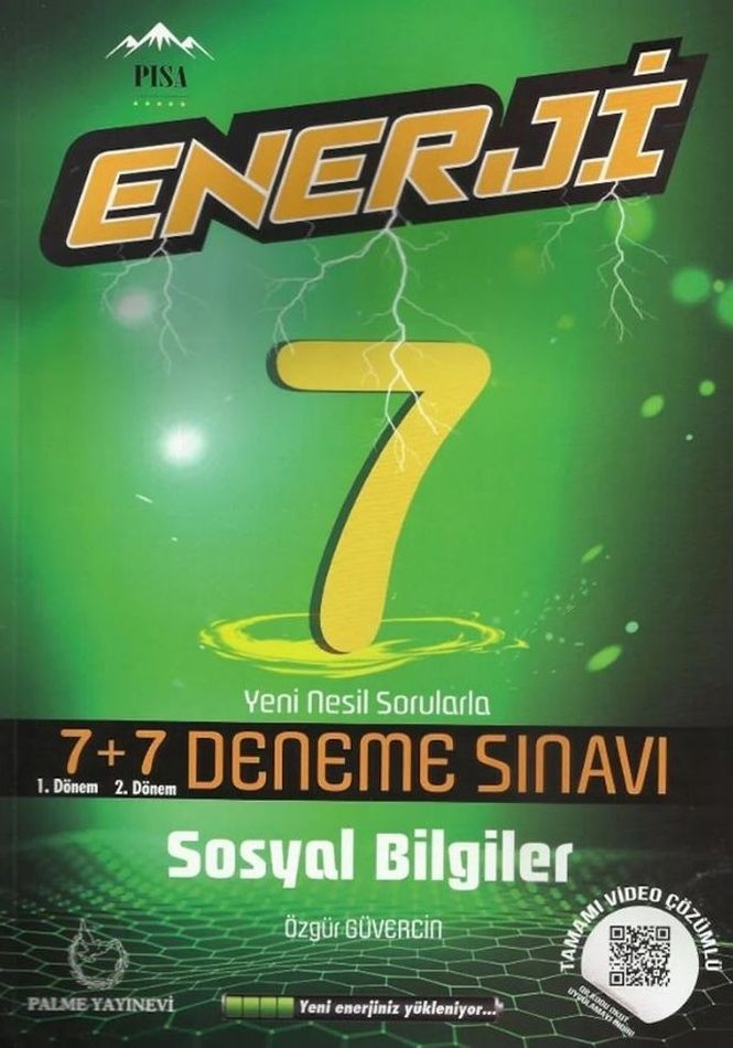 PALME 7.SINIF ENERJİ SOSYAL BİLGİLER 7+7 DENEME